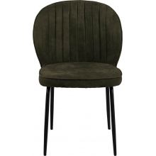 Krzesło tapicerowane Patricia zielone Actona