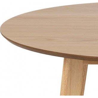 Stół okrągły fornirowany Roxby 105cm dąb naturalny Actona