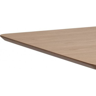 Stół fornirowany rozkładany Roxby 120x80cm dąb naturalny/czarny Actona