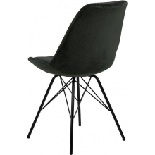 Krzesło sztruksowe Eris ciemnozielone Actona