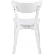 Krzesło drewniane Roxby białe Actona