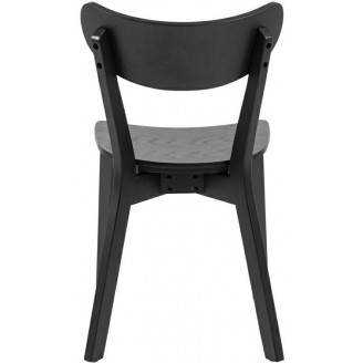 Krzesło drewniane Roxby czarne Actona - Stylowy Design
