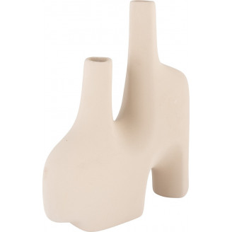 Wazon ceramiczny boho / japandi Sand beżowy Intesi