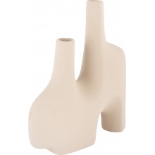 Wazon ceramiczny boho / japandi Sand beżowy Intesi