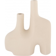 Wazon ceramiczny boho / japandi Sand beżowy Intesi