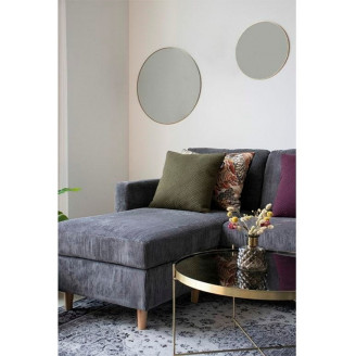 Lustro okrągłe Jersey 60cm czarne Intesi