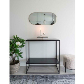 Lustro owalne Jersey 80x35cm złote Intesi 2