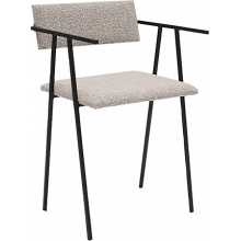 Krzesło designerskie tapicerowane Object058 Boucle taupe NG Design