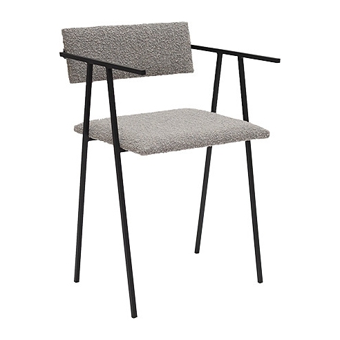 Krzesło designerskie tapicerowane Object058 Boucle toffee NG Design