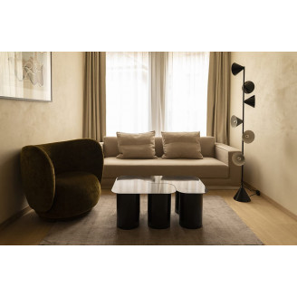 Stolik kawowy designerski Object069 Solo 60x35cm czarny połysk NG Design