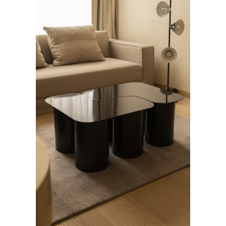 Stolik kawowy designerski Object069 Solo 60x35cm czarny połysk NG Design