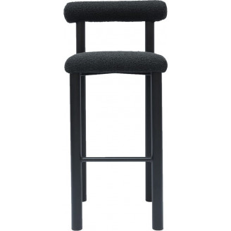 Krzesło barowe designerskie Object093 76cm czarne NG Design