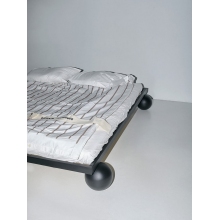 Łóżko metalowe designerskie Object089 220x200cm czarne NG Design