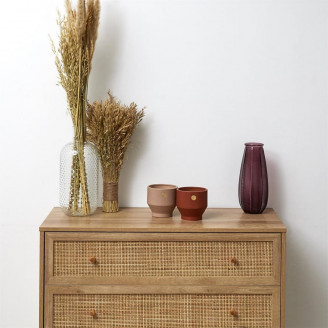 Komoda z szufladami na nóżkach boho Bali 90x39cm Intesi