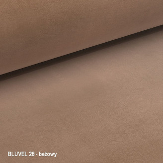 Fotel welurowy muszelka Camellia Velvet  beżowy / złoty Signal