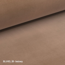 Sofa welurowa muszelka 2 osobowa Camellia Velvet 135cm beżowy / złoty Signal