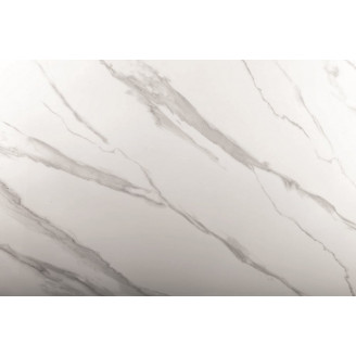 Stół ceramiczny glamour Hermes 160x90cm biały efekt marmuru / złoty Signal