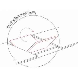 Stół rozkładany loft Logan 160x90cm orzech / czarny mat Signal