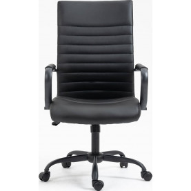 Fotel gabinetowy z ekoskóry Q-306 czarny Signal 2