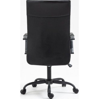 Fotel gabinetowy z ekoskóry Q-306 czarny Signal