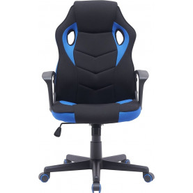 Fotel biurowy dla gracza Dakar czarny / niebieski Signal 2