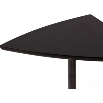 Stolik boczny na betonowej podstawie Concri 43x39,5cm czarny Nordifra