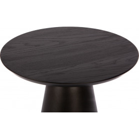 Stolik boczny fornirowany Cone 43cm dąb czarny Nordifra 2
