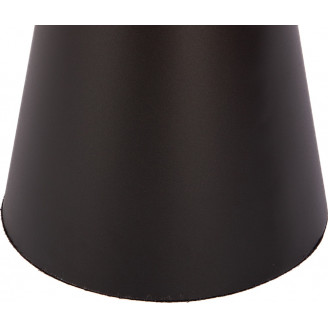 Stolik boczny fornirowany Cone 43cm dąb czarny Nordifra