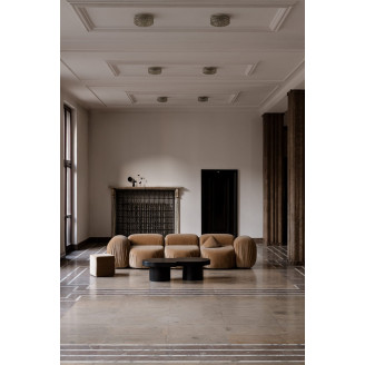 Stolik drewniany japandi Object100 100x60cm czarny NG Design