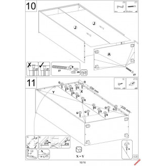 Szafa boho na nóżkach Borneo 80x200cm dąb aristan Halmar