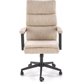 Fotel gabinetowy tapicerowany Adriano beżowy Halmar 2