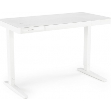 Biurko z funkcją regulacji wysokości i usb B52 120x60cm białe Halmar