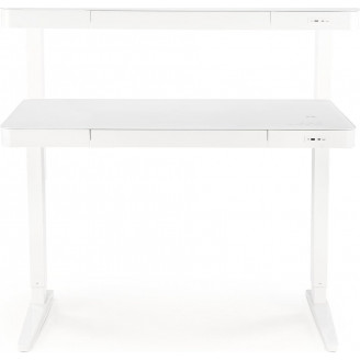 Biurko z funkcją regulacji wysokości i usb B52 120x60cm białe Halmar