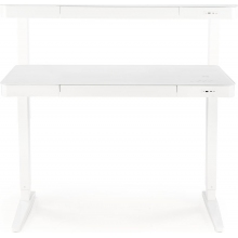 Biurko z funkcją regulacji wysokości i usb B52 120x60cm białe Halmar