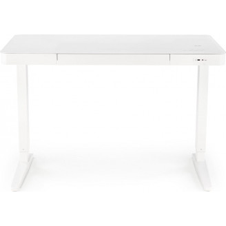 Biurko z funkcją regulacji wysokości i usb B52 120x60cm białe Halmar
