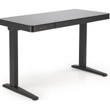 Biurko z funkcją regulacji wysokości i usb B52 120x60cm czarne Halmar