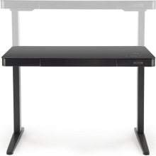 Biurko z funkcją regulacji wysokości i usb B52 120x60cm czarne Halmar