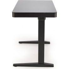 Biurko z funkcją regulacji wysokości i usb B52 120x60cm czarne Halmar