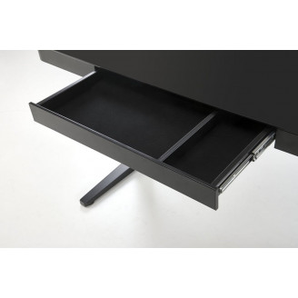 Biurko z funkcją regulacji wysokości i usb B52 120x60cm czarne Halmar