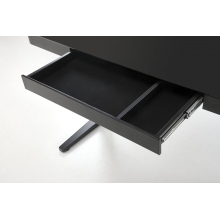 Biurko z funkcją regulacji wysokości i usb B52 120x60cm czarne Halmar