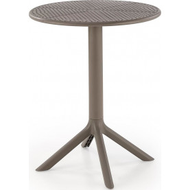 Stół ogrodowy z tworzywa Calvo 60cm khaki Halmar 2