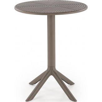 Stół ogrodowy z tworzywa Calvo 60cm khaki Halmar