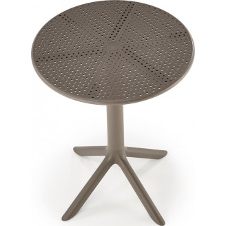 Stół ogrodowy z tworzywa Calvo 60cm khaki Halmar