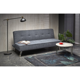 Sofa 3 osobowa rozkładana na nóżkach Carlito 173cm popiel Halmar 2