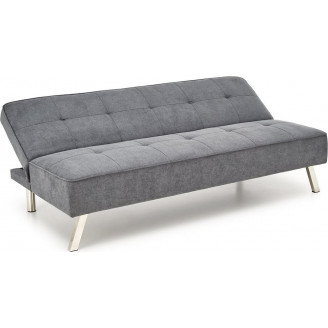 Sofa 3 osobowa rozkładana na nóżkach Carlito 173cm popiel Halmar
