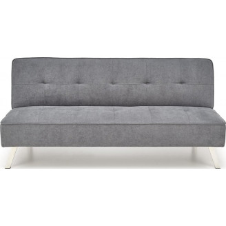 Sofa 3 osobowa rozkładana na nóżkach Carlito 173cm popiel Halmar