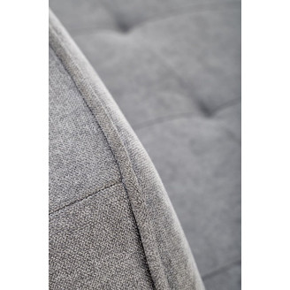 Sofa 3 osobowa rozkładana na nóżkach Carlito 173cm popiel Halmar