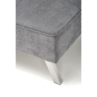 Sofa 3 osobowa rozkładana na nóżkach Carlito 173cm popiel Halmar