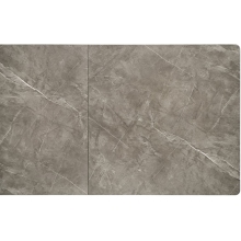 Stół rozkładany Charles 180-260x90cm popielaty marmur / czarny Halmar