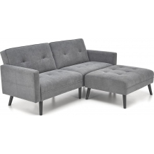 Sofa narożna rozkładana na nóżkach Cornelius 200x167cm popiel Halmar